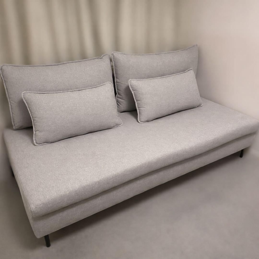 【みるくさん】ニトリ広い座面のゆったりソファNシールド3人掛けMS01