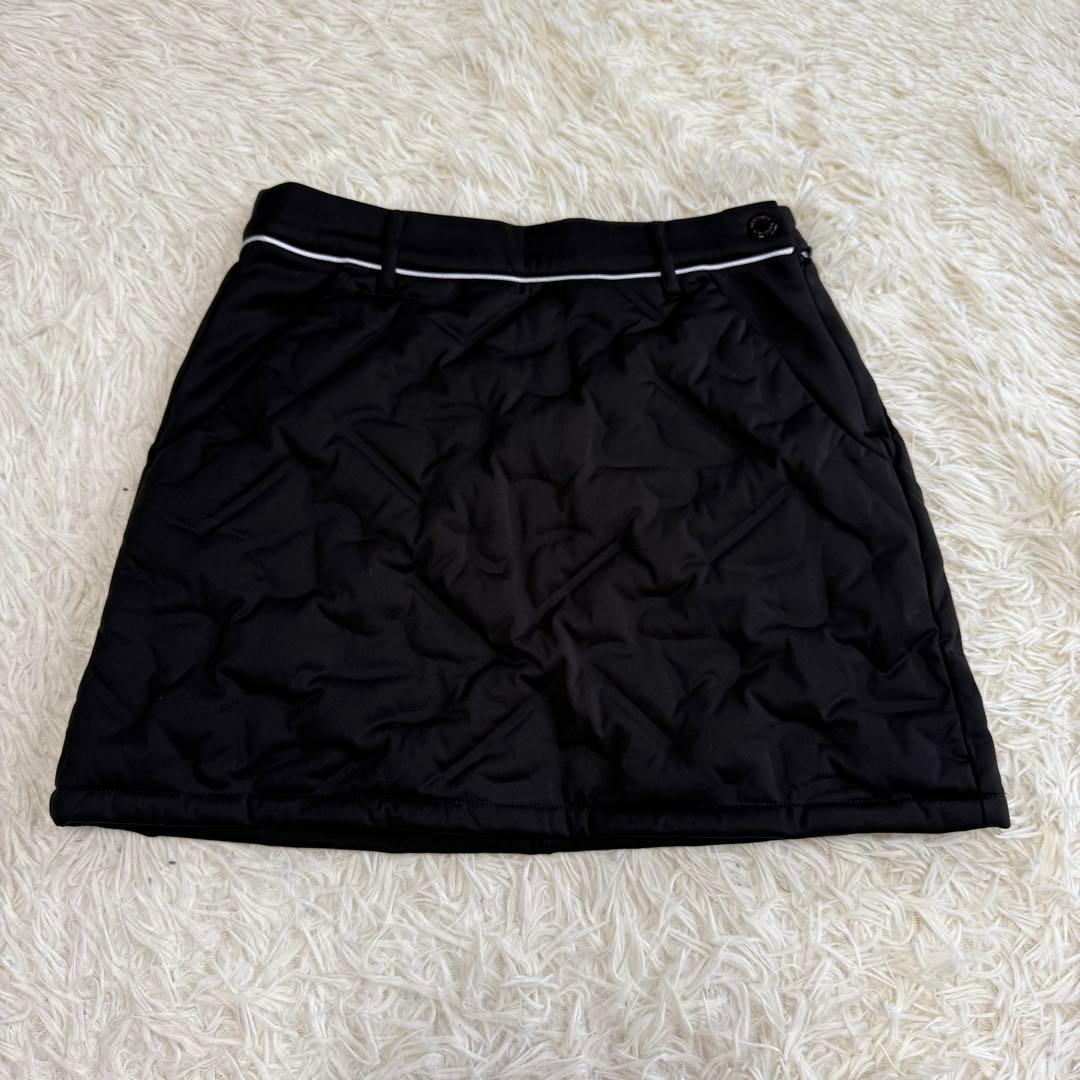 【デサントゴルフ】美品 セットアップ ダウン ブラック Mサイズ レディース