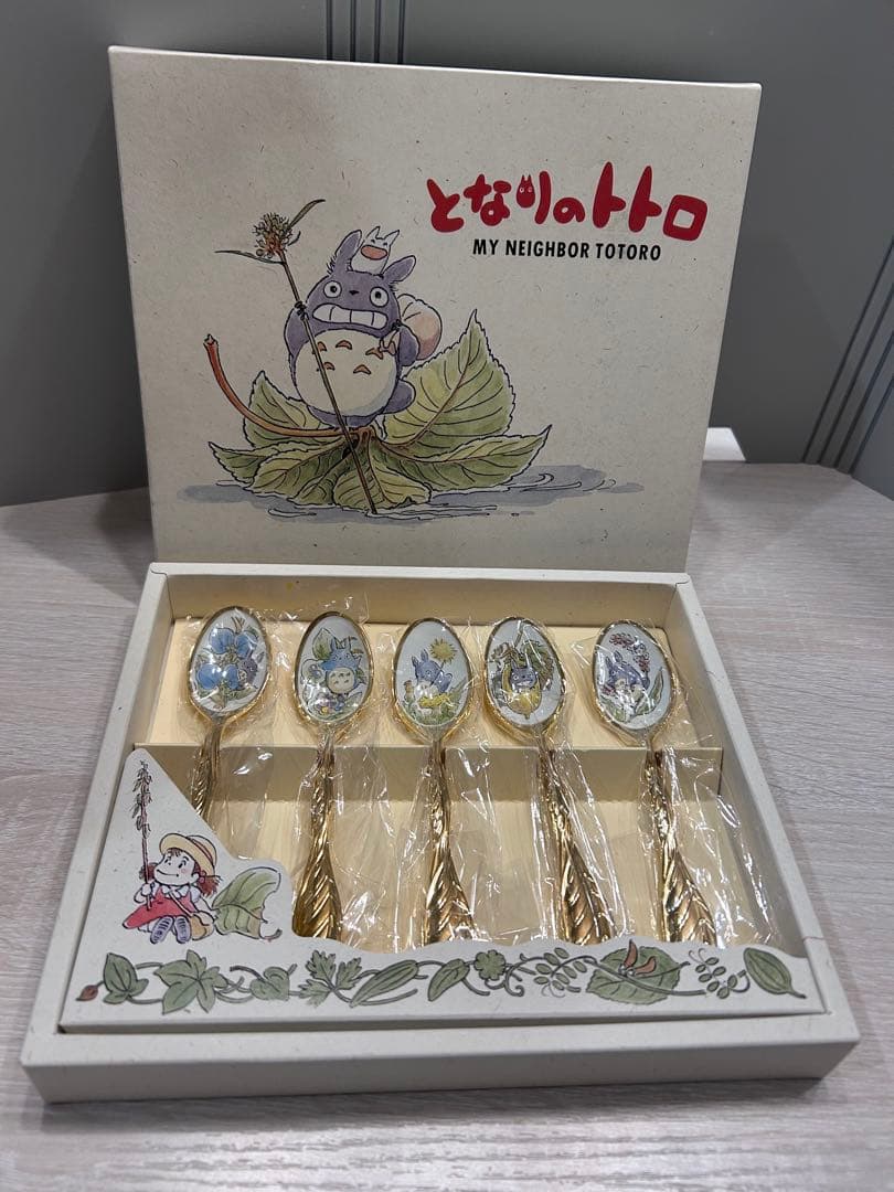 となりのトトロ　ノリタケ　スプーン　ゴールド　5本セット
