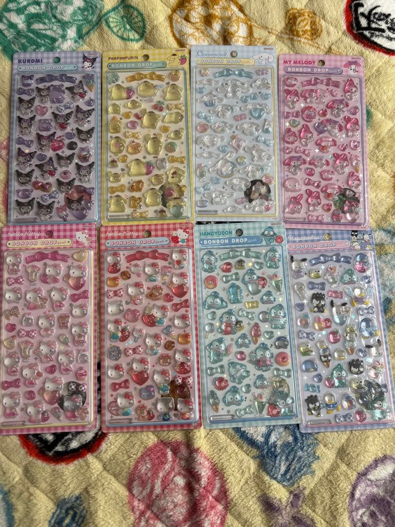 国内正規品 サンリオ ボンボンドロップシール 第2弾 コンプリートセット８枚