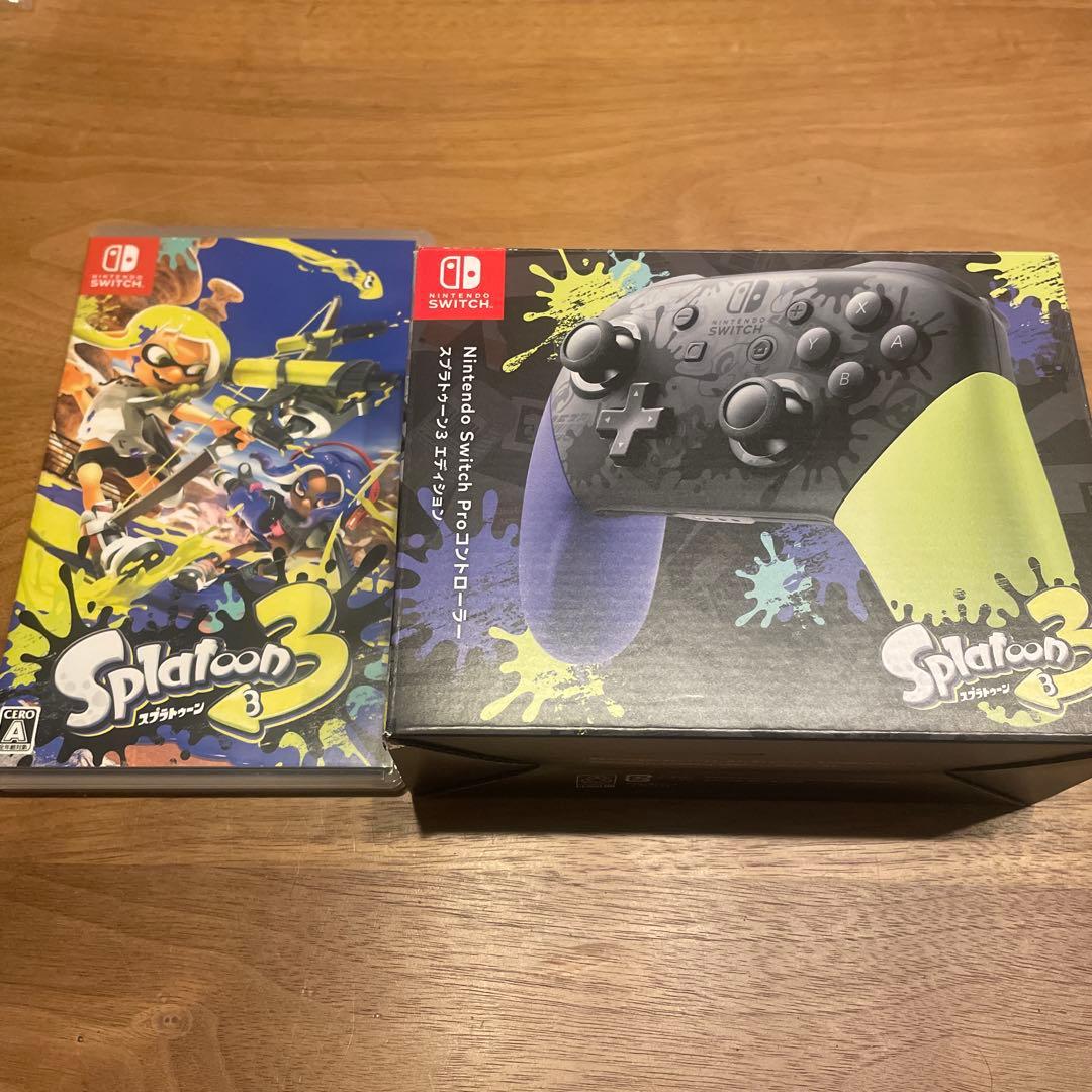 Splatoon 3 Nintendo Switch パッケージ版　プロコン