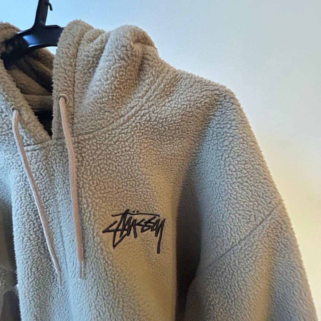 stussy ステューシー　ボア　パーカー　プルオーバー
