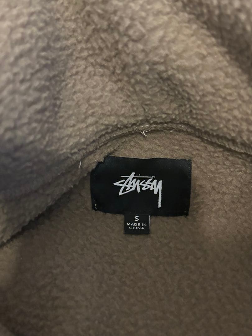 stussy ステューシー　ボア　パーカー　プルオーバー