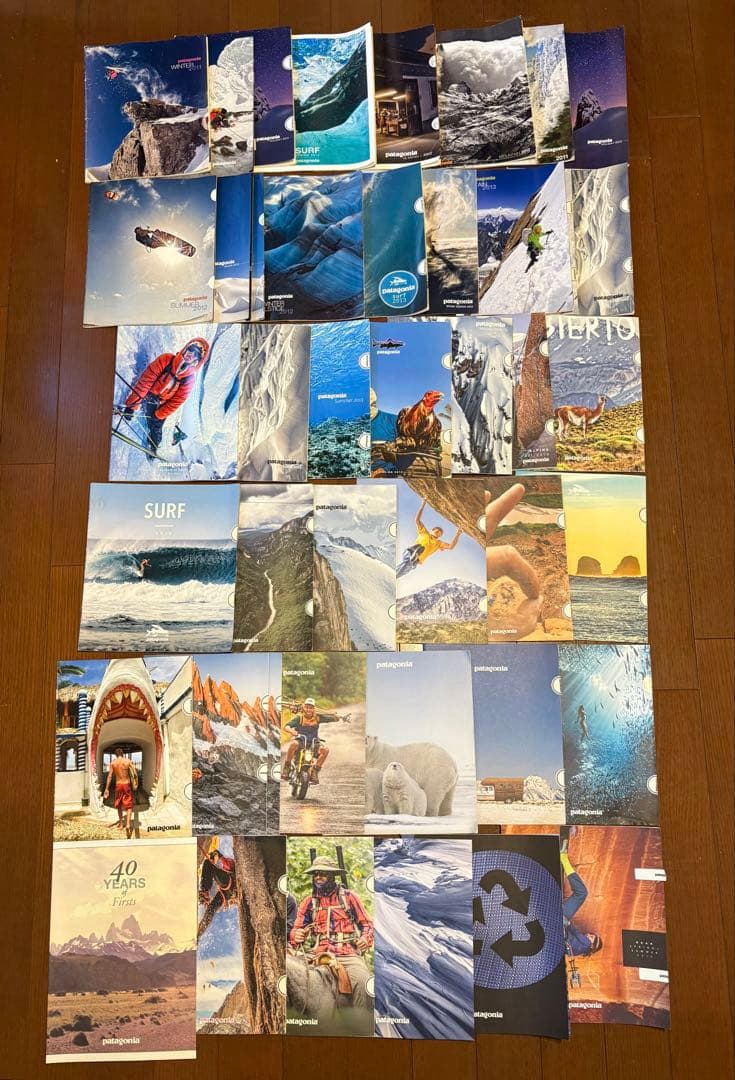 Patagoniaパタゴニア カタログ37冊&40YEARS of Firsts