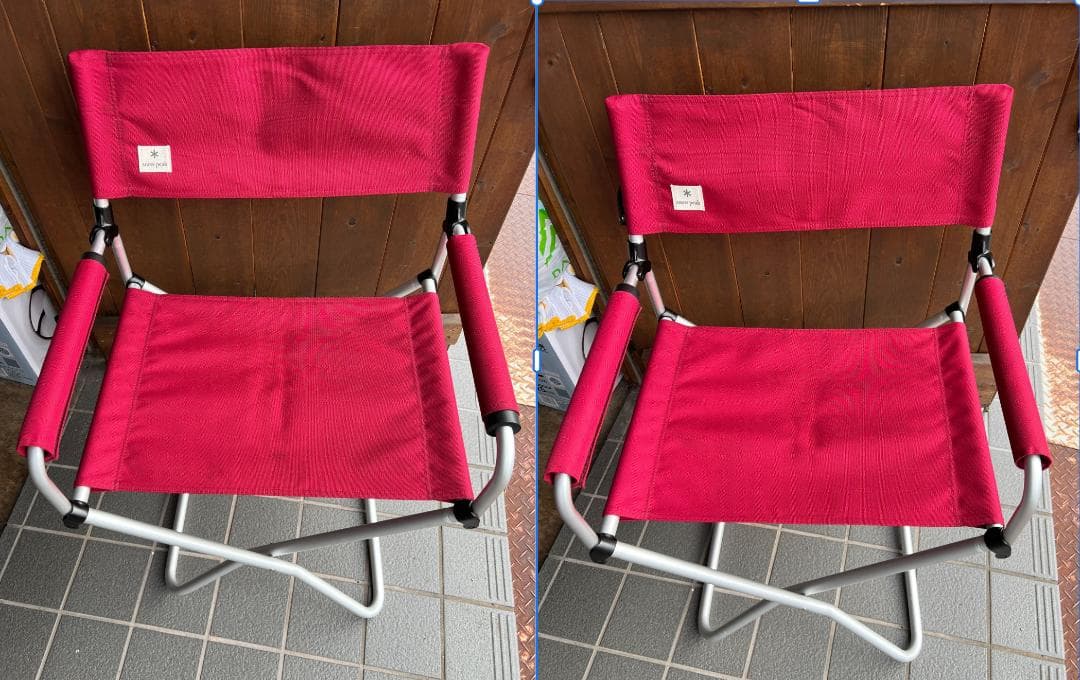 スノーピーク　 FDチェア レッド　2脚セット