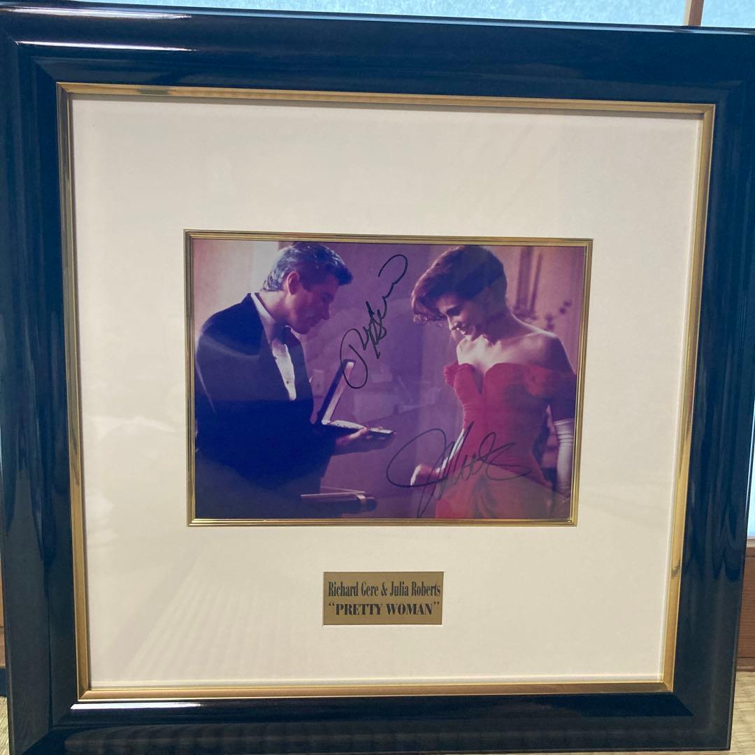 【世界に一つ】プリティーウーマン直筆サイン入りフォトフレーム