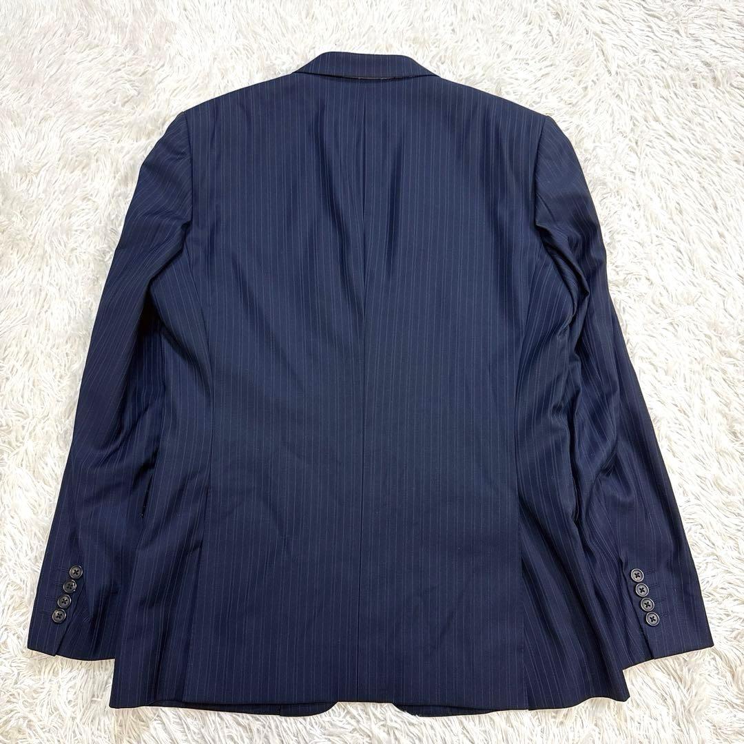 【極美品】Paul Smith スーツ ロロピアーナ ストライプ ドット XL