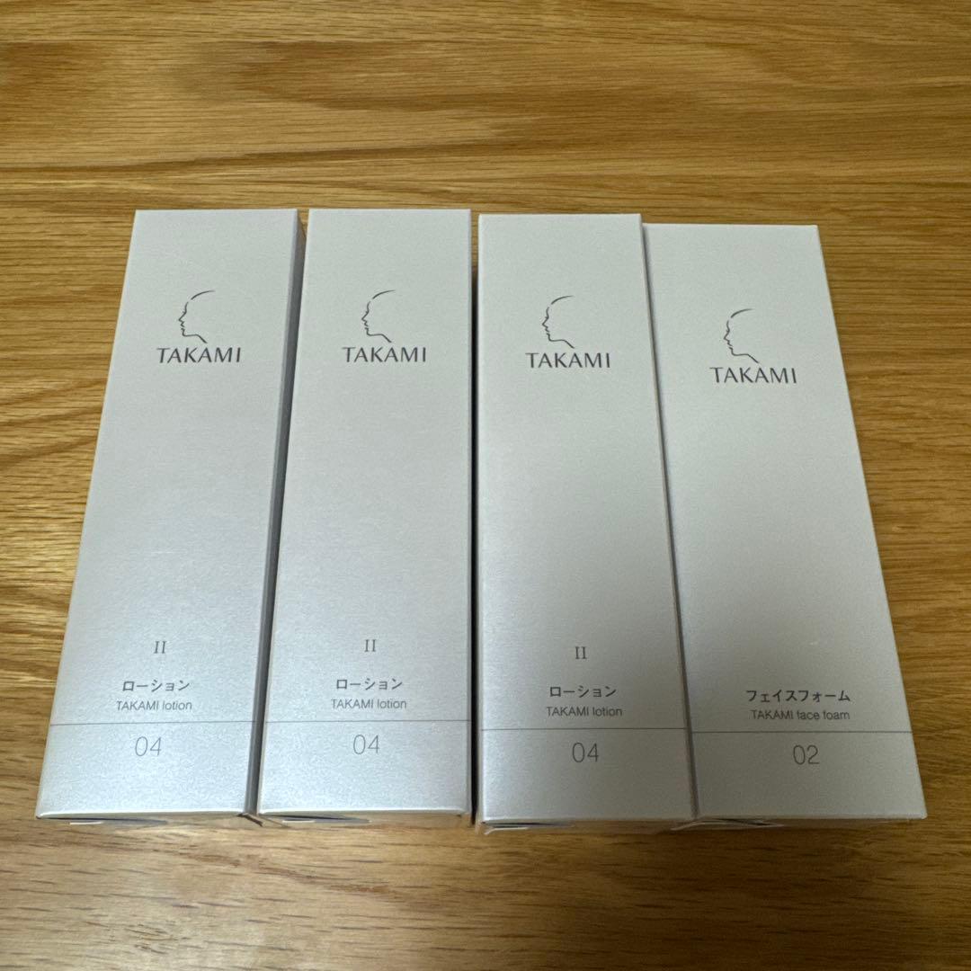 TAKAMI ローション II 3本 フェイスフォーム1本