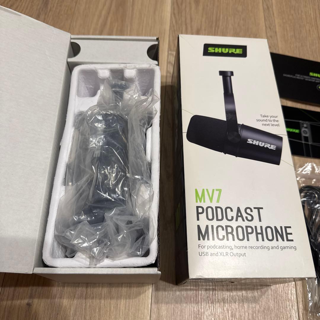 SHURE MV7 マイクロホン