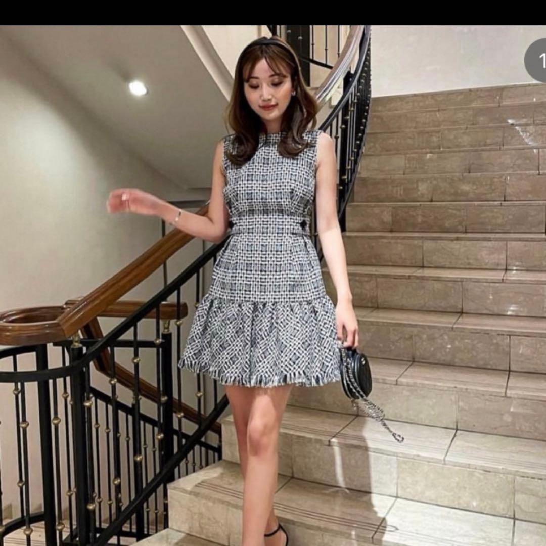 sheller ノースリーブミニワンピース