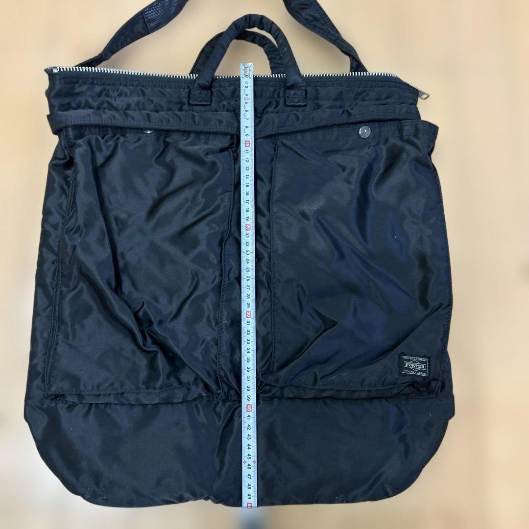 PORTER ブラック　ナイロンショルダーバッグ
