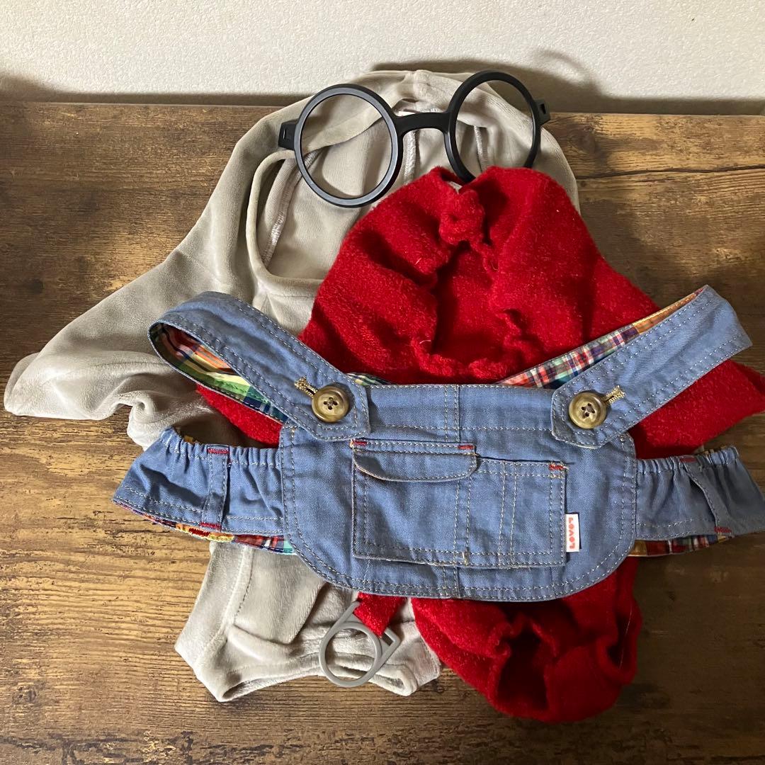 【まとめ売り】 LOVOT ●ベースウェア2着 ●オーバーオール ●メガネ　一式