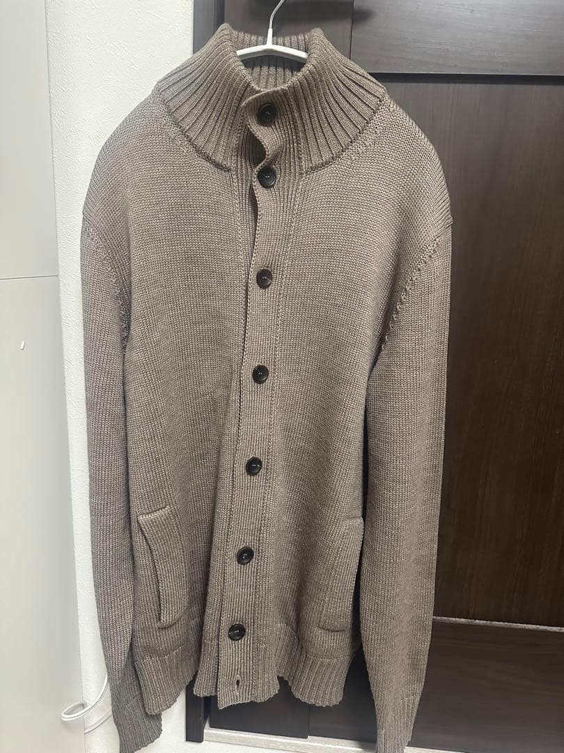 ZANONE キョート　グレージュ ニットカーディガン