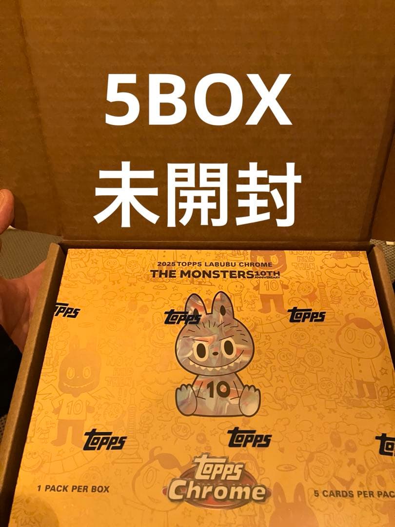 トップス　ラブブ　未開封　TOPPS LABUBU BOX
