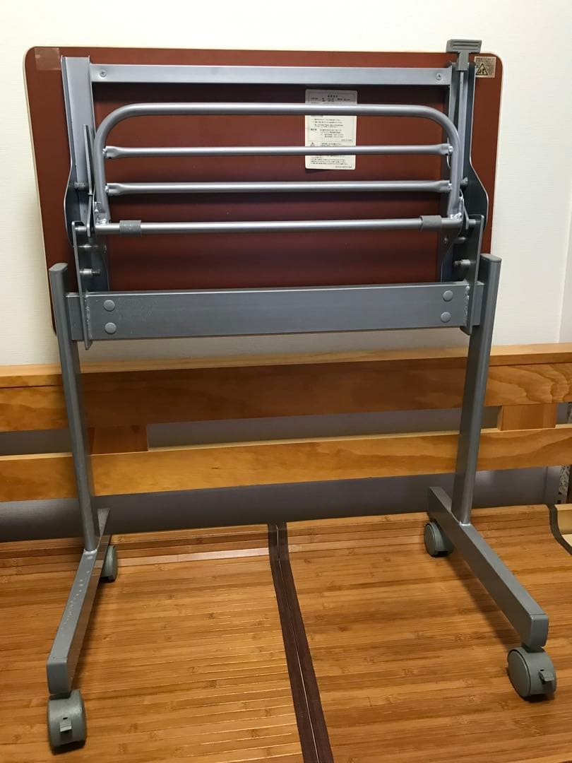 【折り畳み式】【棚付】ワークデスク 幅75cm 奥行45cm