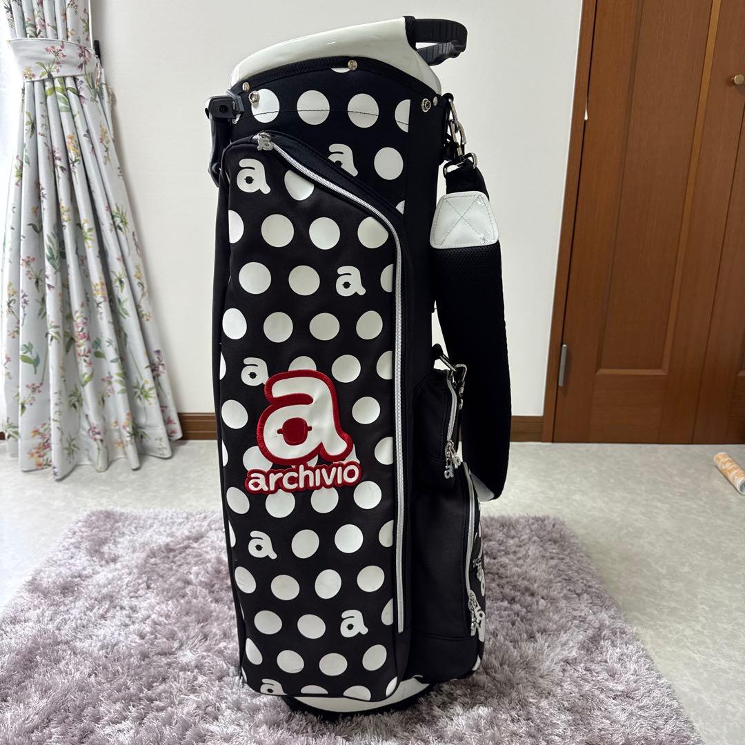 archivio ドット柄 キャディバッグ