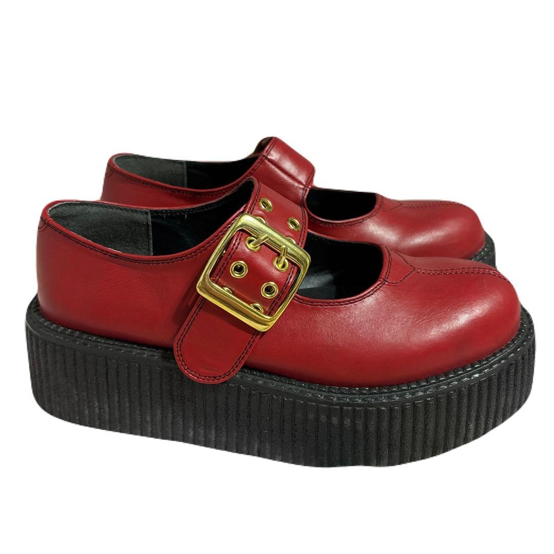 ꒰ঌ໒꒱YOSUKE 厚底メリージェーン ローファーrock punk y2k