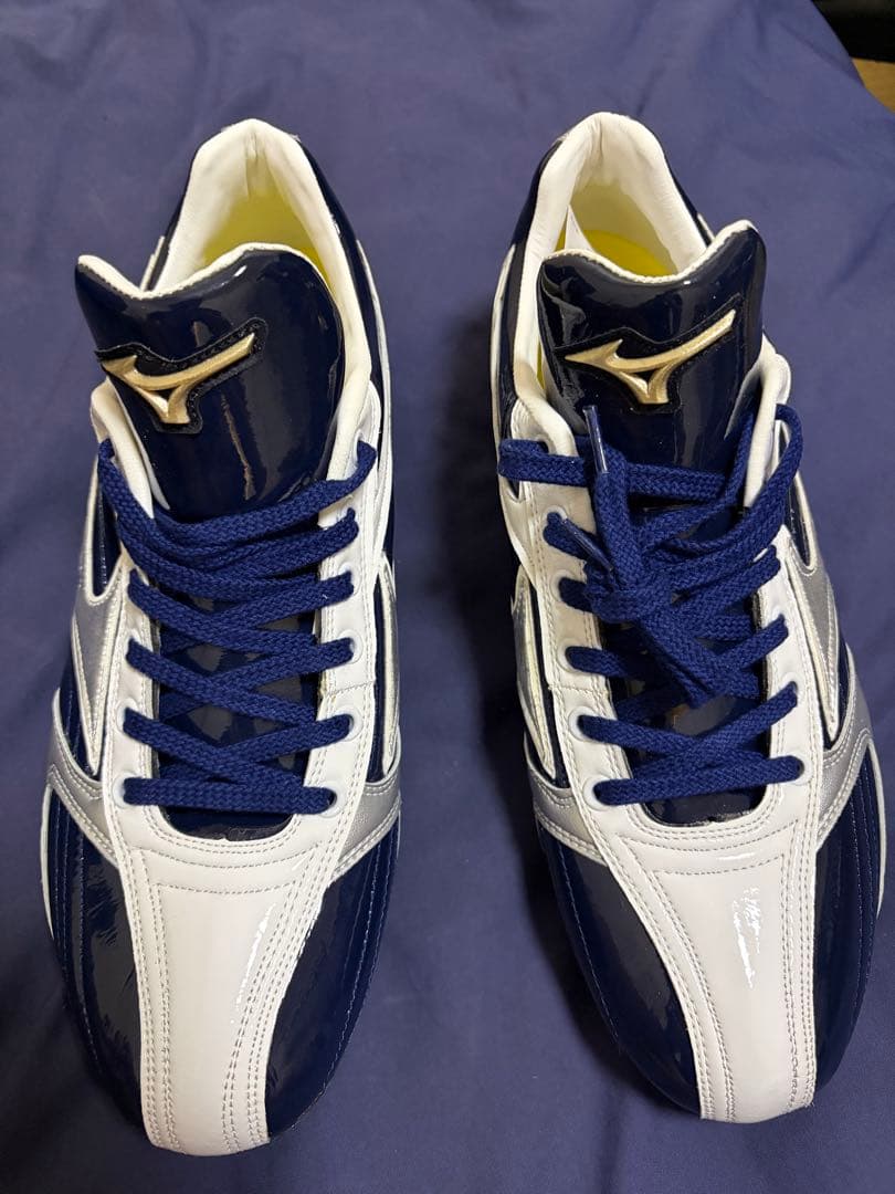 Mizuno Global Elite スパイク ネイビー/ホワイト