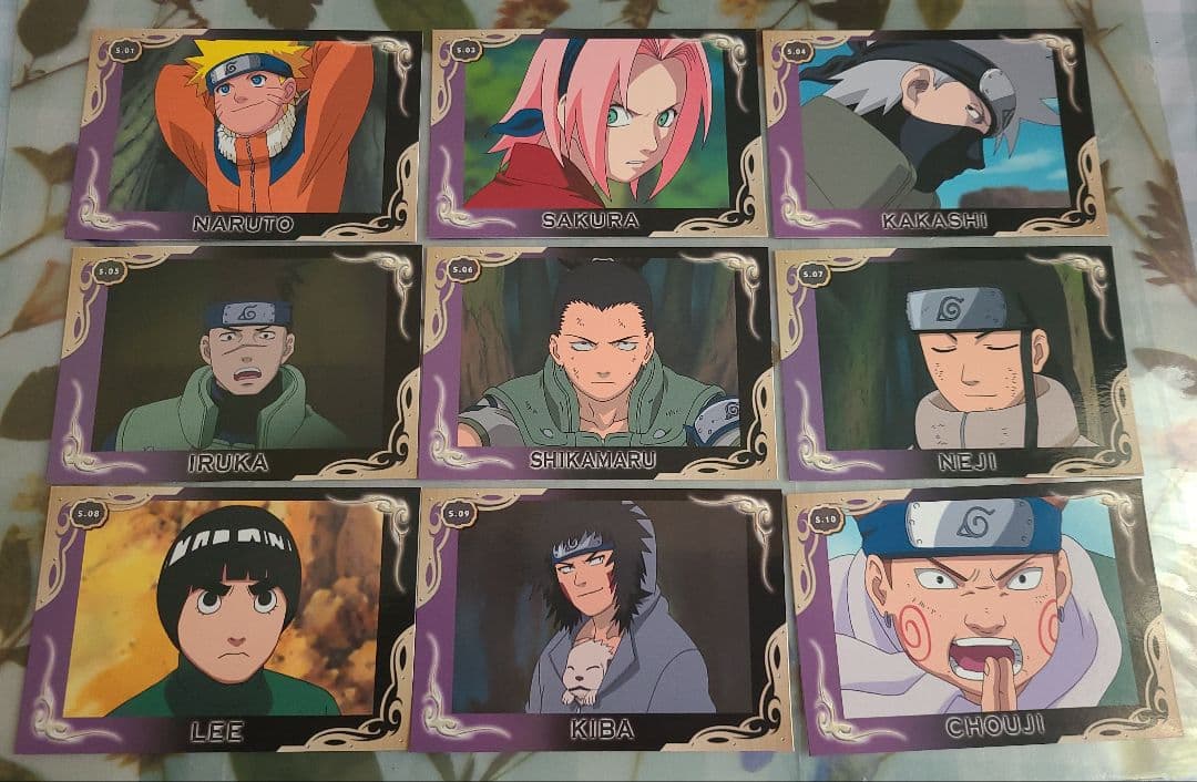 NARUTO ナルト ブロマイドカード 58枚