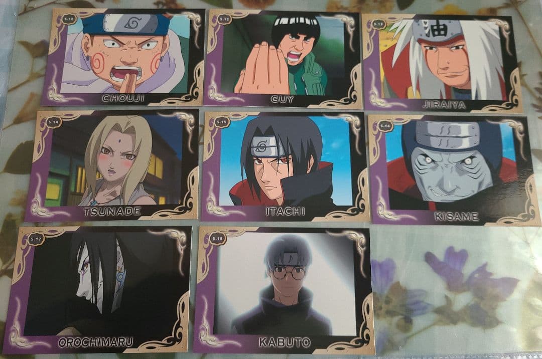 NARUTO ナルト ブロマイドカード 58枚