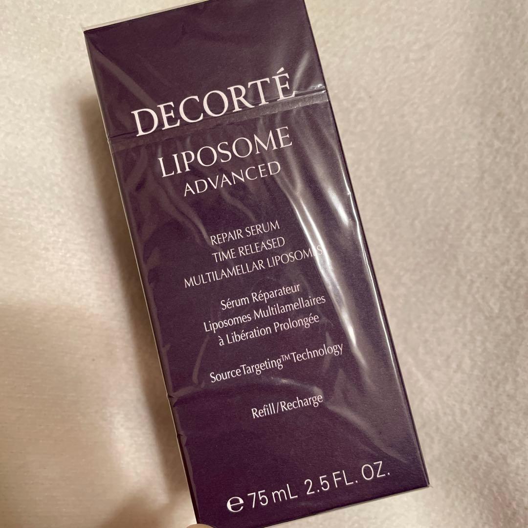 【新品未使用】デコルテ リポソームアドバンストリペアセラム75mL 付け替え