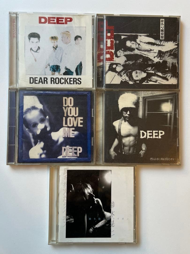【CD／レアセット】DEEPアルバム4枚+Vo鈴木晃二ソロアルバム 計5点セット