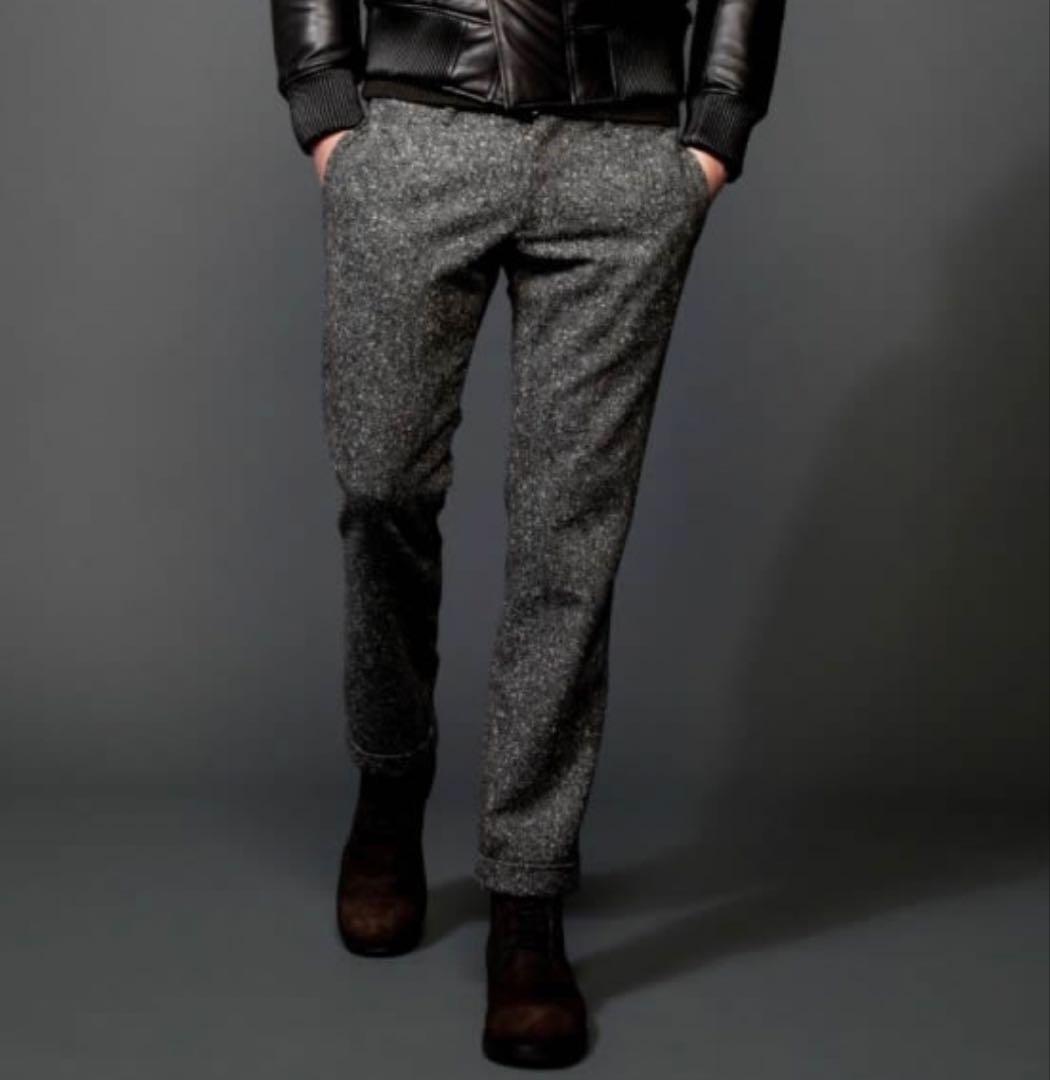 ヤコ様　　　　wjk ネップツイード　クロップドパンツ　M 最上級　ホワイトタグ