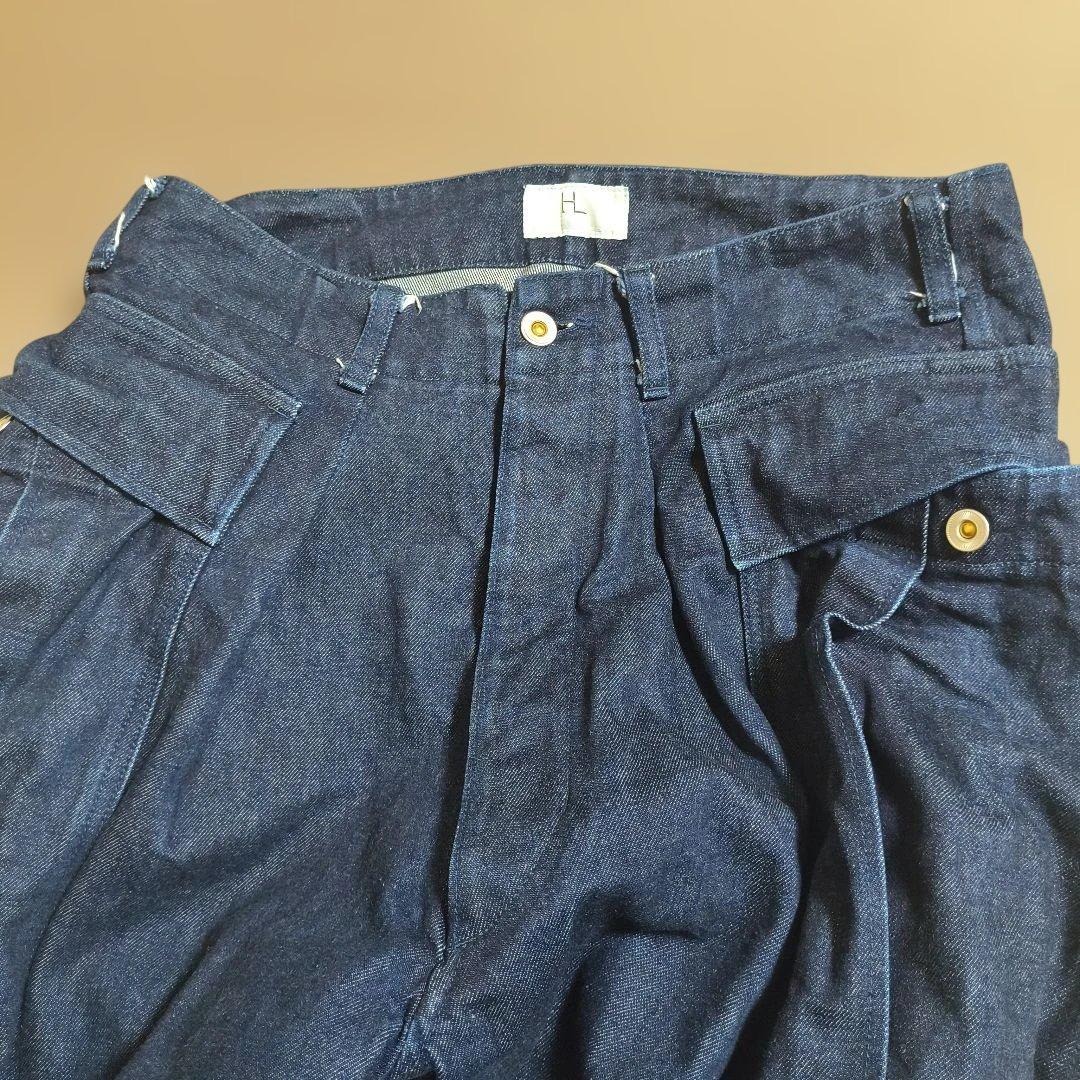 HERILL　15oz DENIM CARGO PANTS