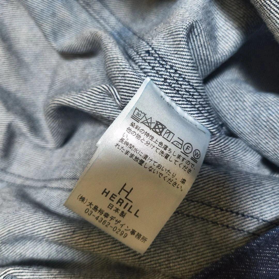 HERILL　15oz DENIM CARGO PANTS