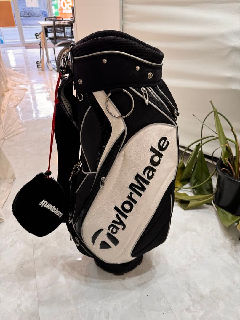 TaylorMade キャディバッグ 黒/白