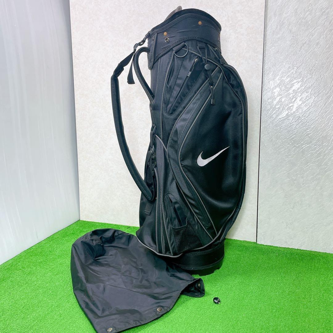 良品！Nike スタイリッシュキャディバッグ ブラック　軽量　おまけ付