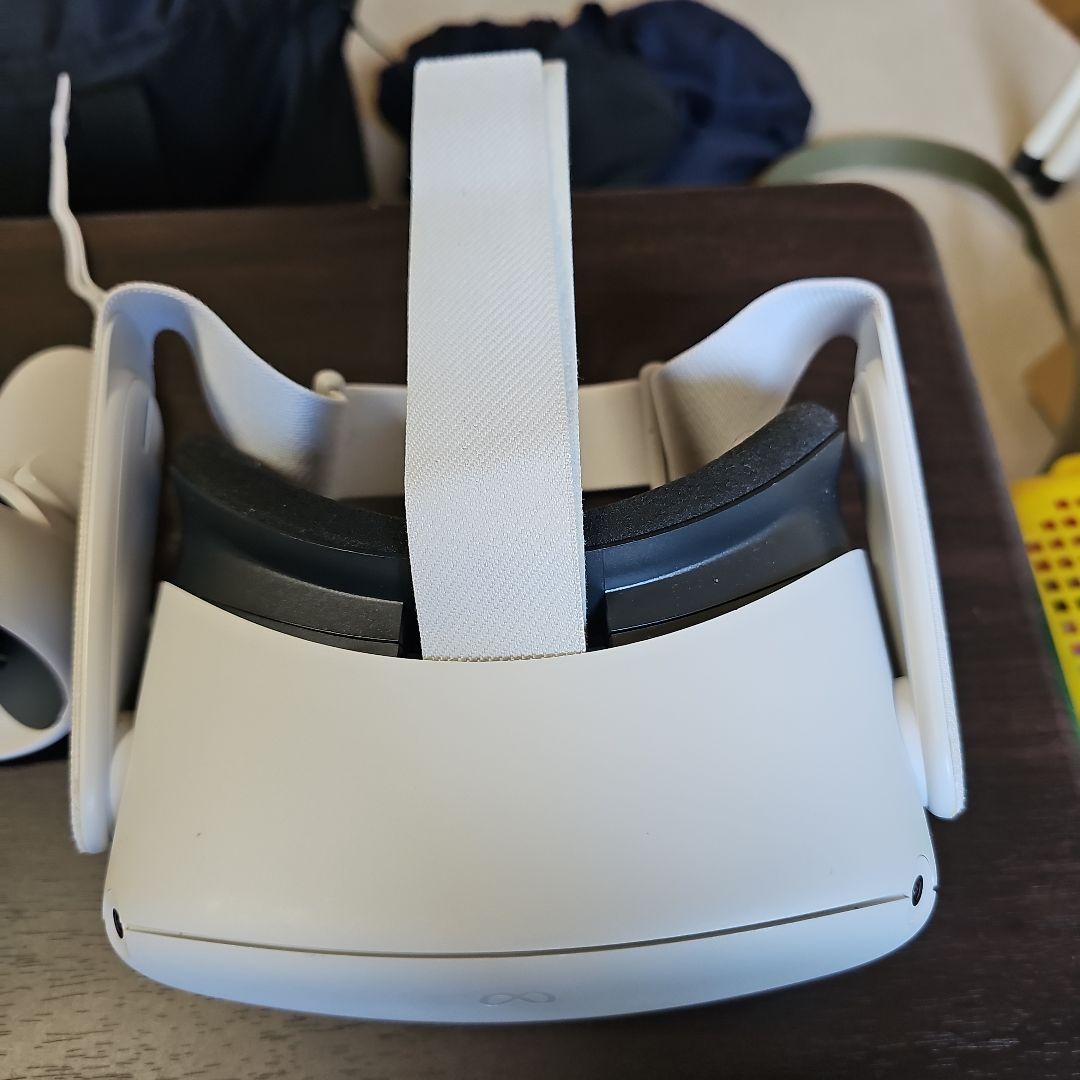 VRヘッドセット ホワイト コントローラー2個付き