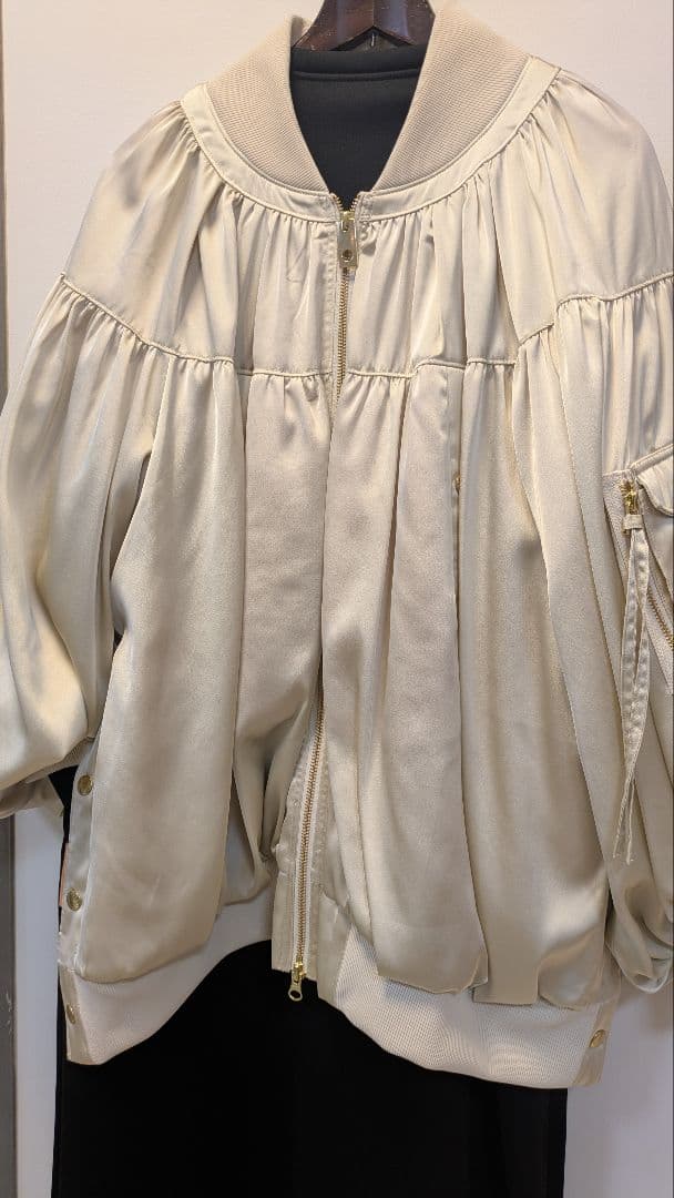 イチパーセント 　ミリタリーサテン ジャケット MA-1 usu gallery