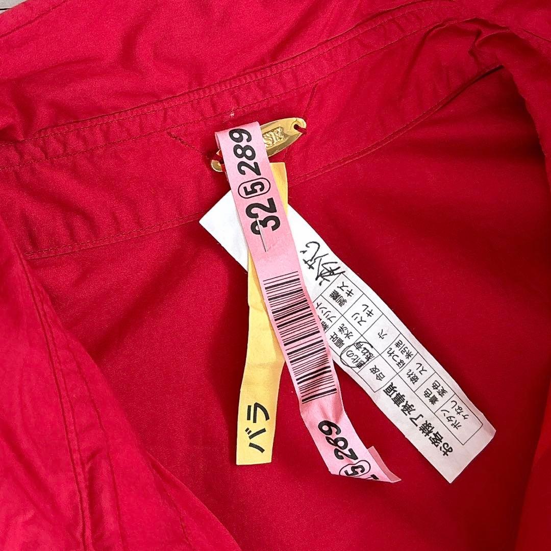 ミューズ ドゥーズィエムクラス コットンウォッシュシャツ スキッパー レッド