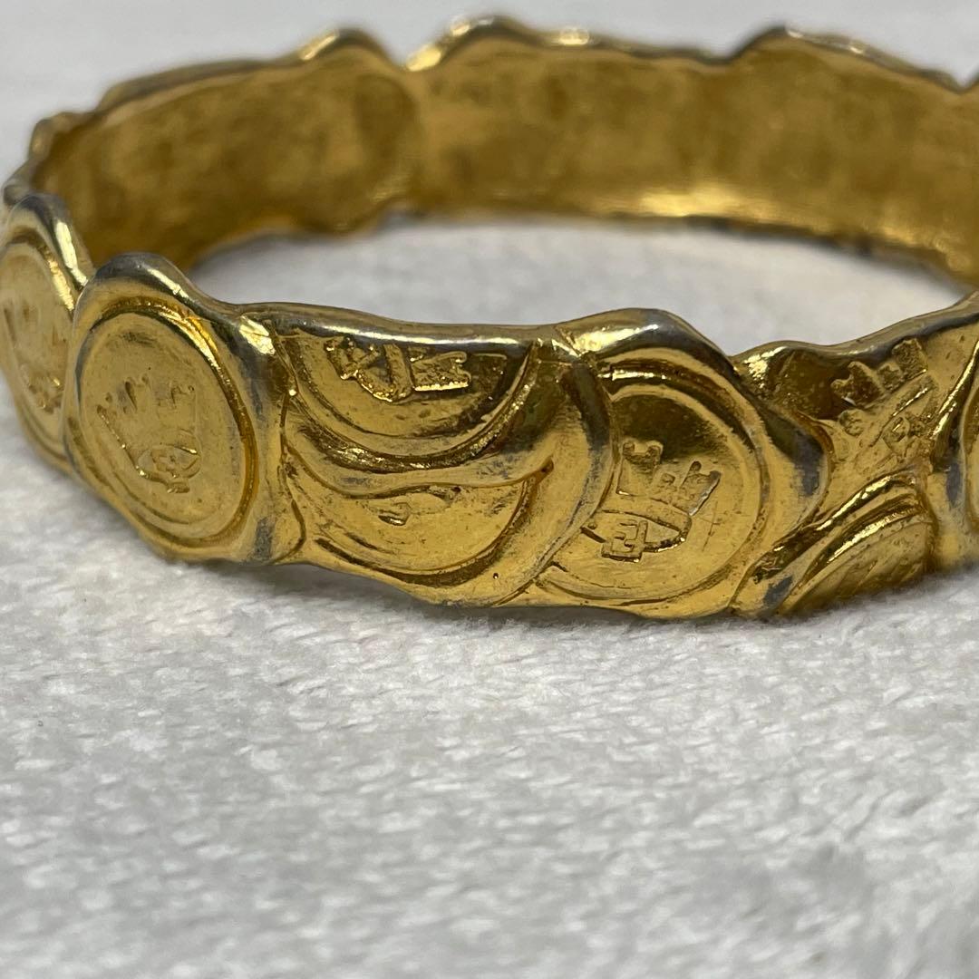 vintage old fendi フェンディ　バングル　ffロゴ クラウン