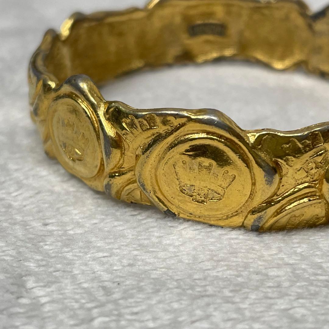 vintage old fendi フェンディ　バングル　ffロゴ クラウン