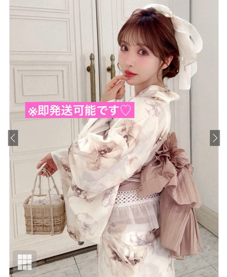 【即発送可能】GRL 3点セット 2Way花柄セパレート浴衣 [fy025]