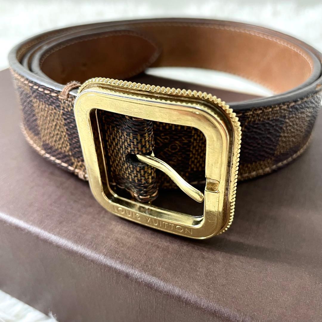 ルイヴィトン　サンチュール・トレゾールベルト　ダミエ　M9729 ベルト