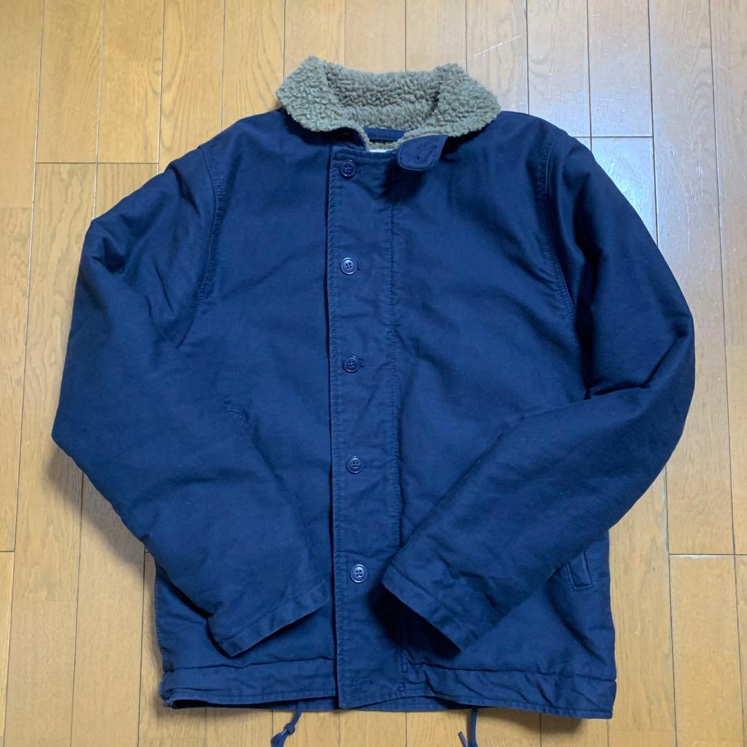 U.S.NAVY N-1 デッキジャケット WAIPER.inc　38（M）