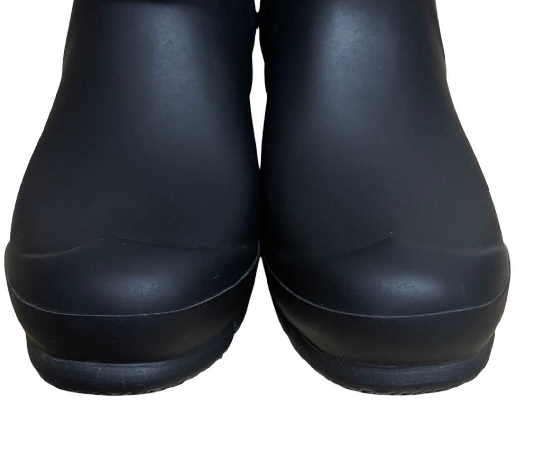 【未使用】HUNTER ショートレインブーツ　バックル付