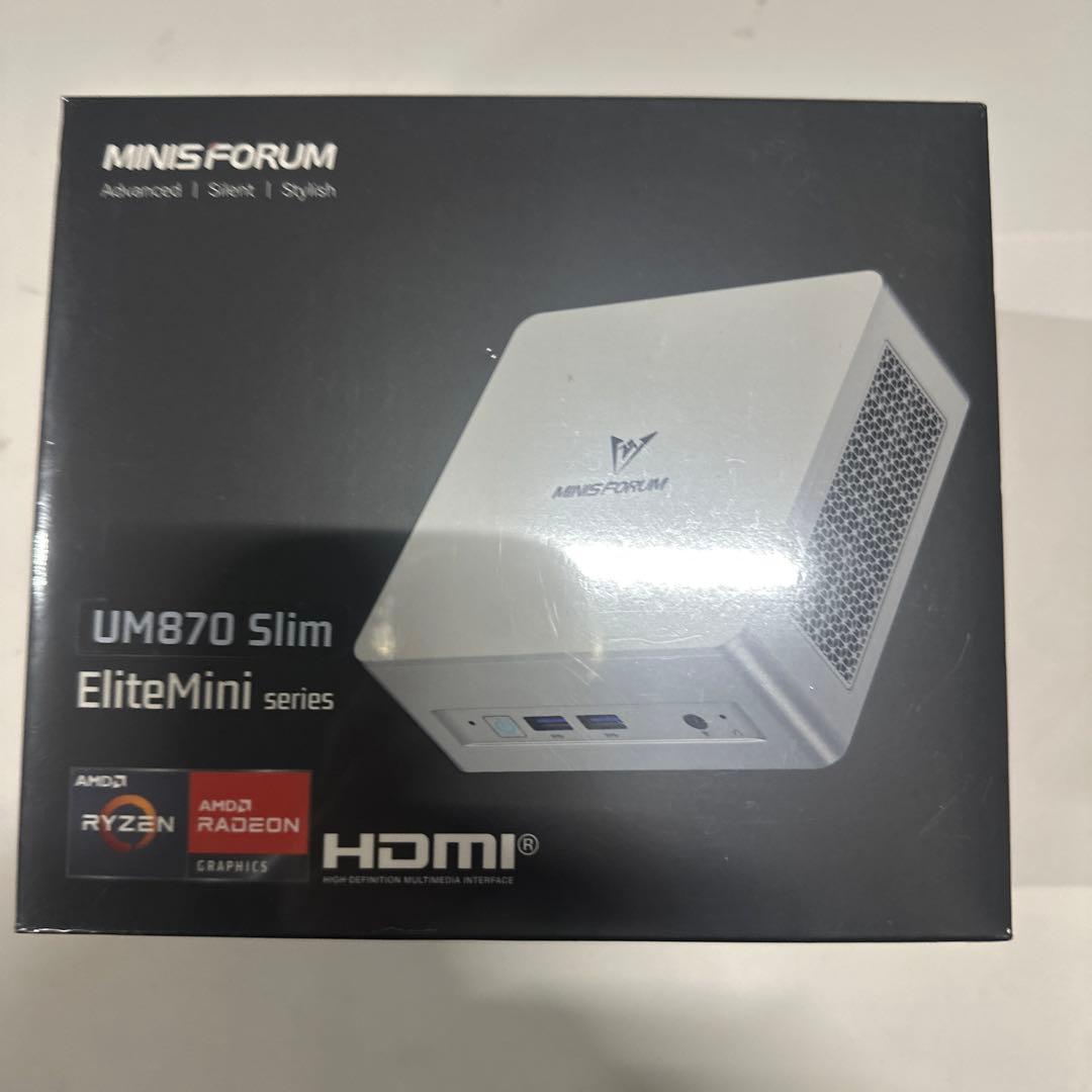 MINISFORUM UM870 Slim ミニpc 未開封