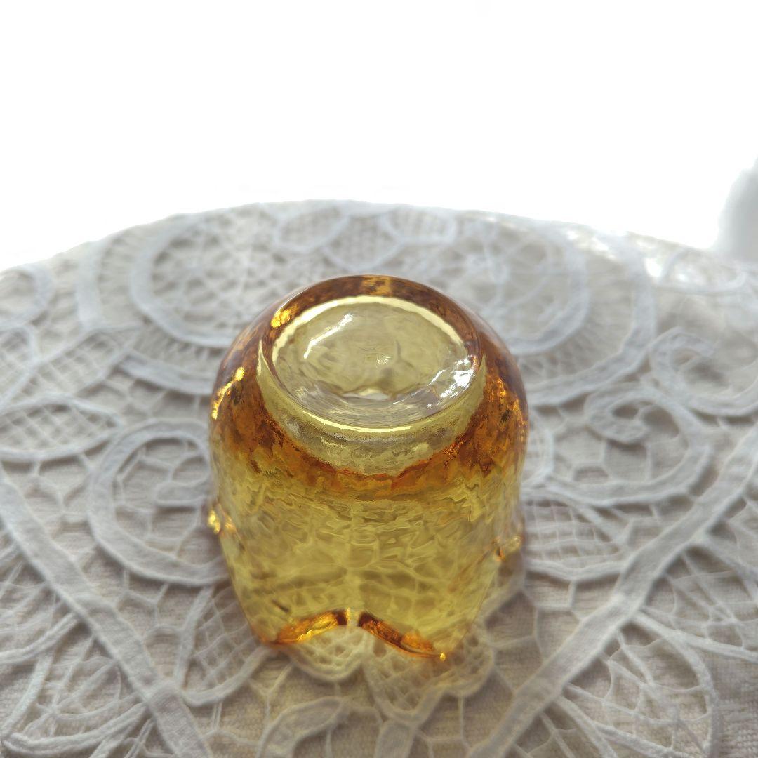  TULIP チューリップ キャンドルホルダー イエロー/クリア