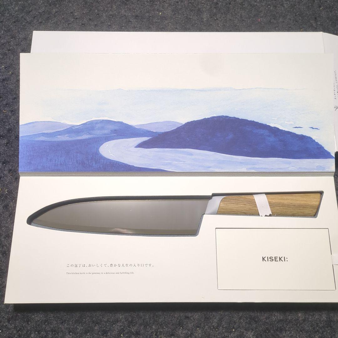 KISEKI 三徳包丁　ミズナラ 砥石セット