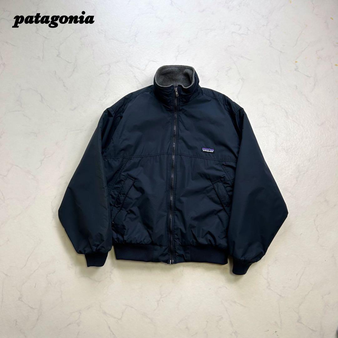 【00s】パタゴニア シェルドシンチラ ネイビー×グレー S