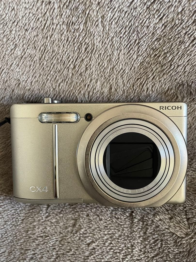 【美品】RICOH CX4 シャンパンゴールド コンデジ【動作確認済】