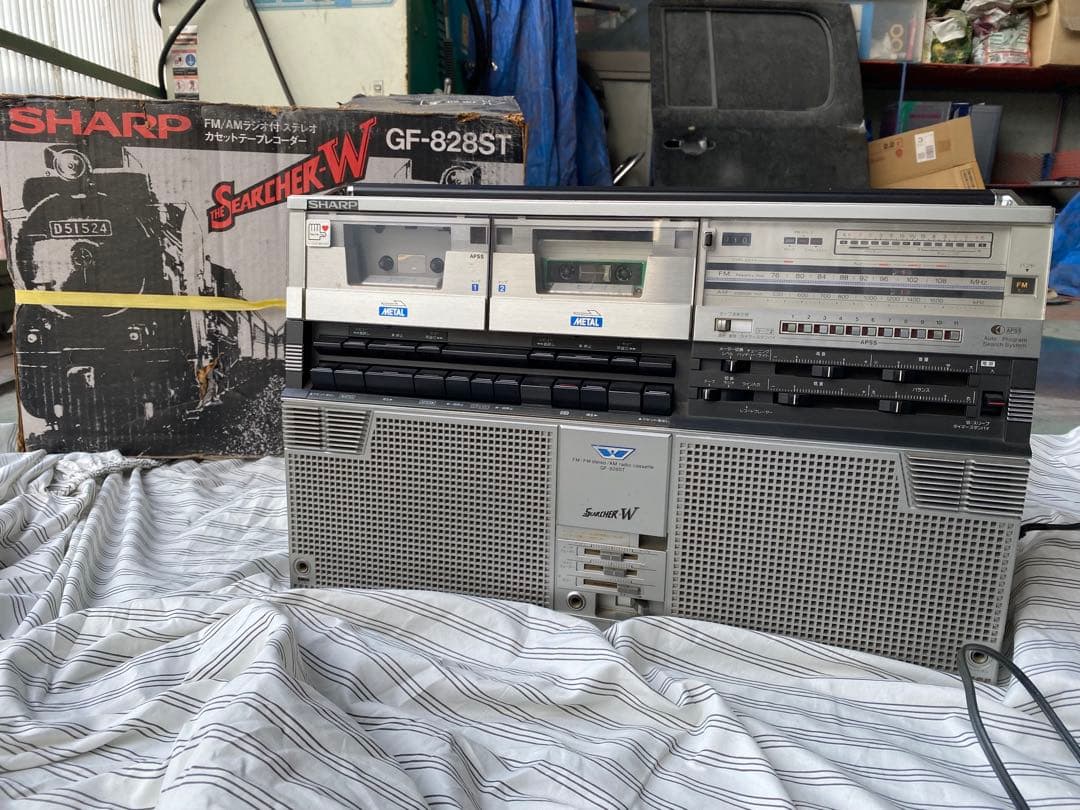 SHARP GF-828ST ラジオ付ステレオテープレコーダー