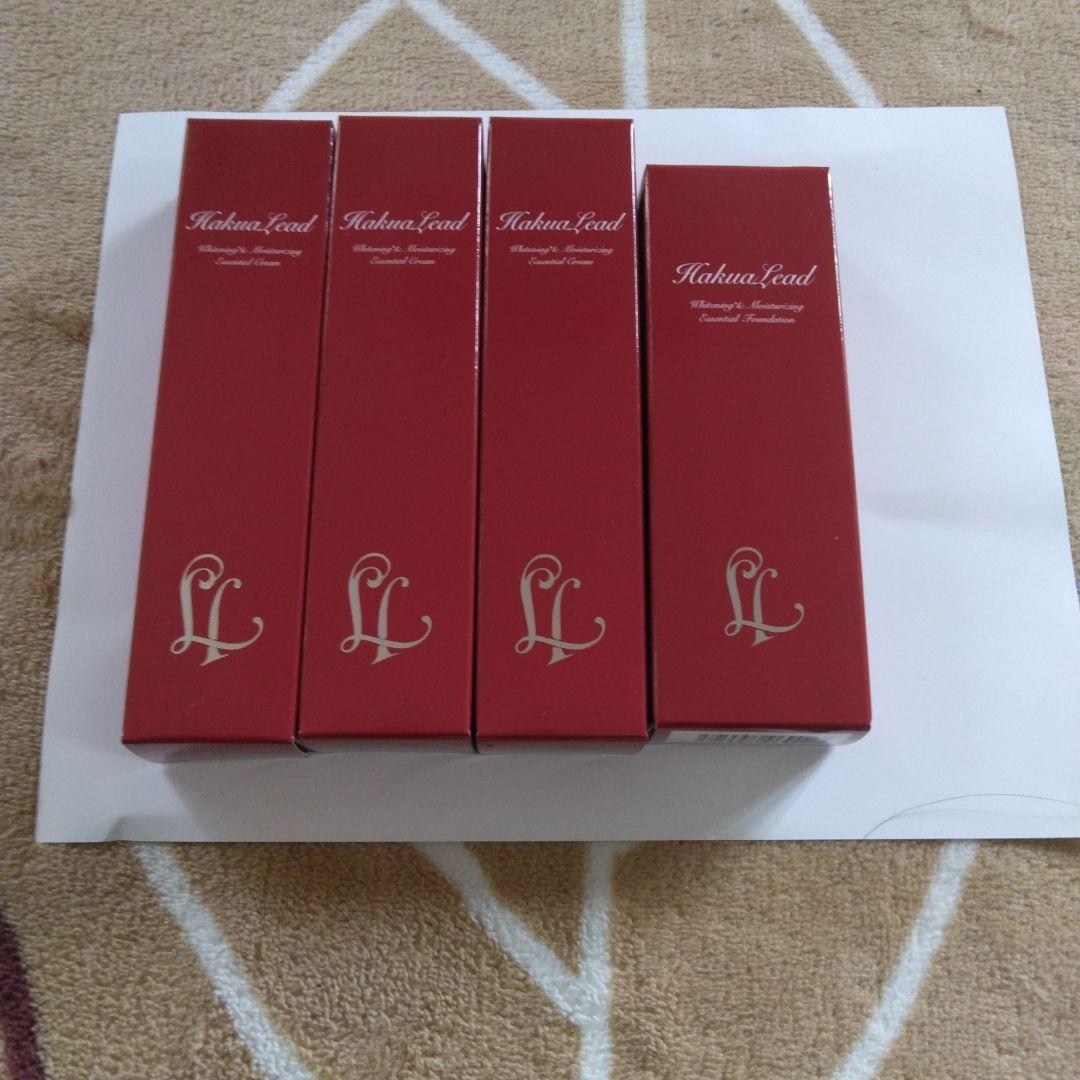 ハクアリード⭐エッセンシャルクリーム・ファンデーション4本セット