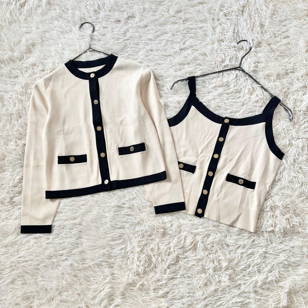 LOULOUWILLOUGHBY ルルウィルビー アンサンブル カーディガン