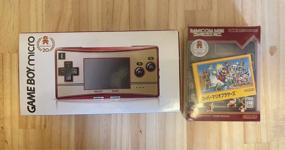 値下！ゲームボーイミクロ GAMEBOY micro 20周年　ファミコンカラー