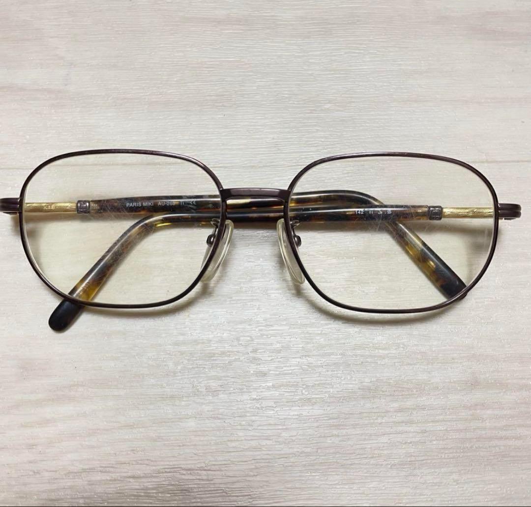 PARIS MIKI k18 度入り眼鏡